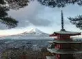 Mt Fuji with City Scape