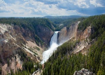 Grand Canyon of Yellowstone Waterfall